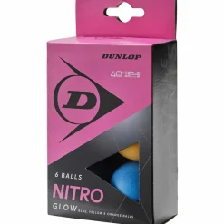 Dunlop Tischtennis<· 40+ NITRO GLOW yellow