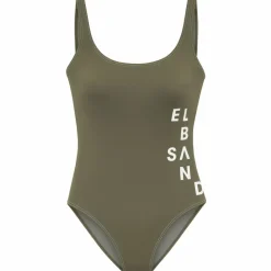 ELBSAND Schwimmen<· Badeanzug olive