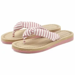 ELBSAND Zehentrenner<· Badezehentrenner rosa-gestreift