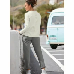 ELBSAND Pullover & Sweats<· Sweatshirt wei&szlig;