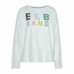 ELBSAND Pullover & Sweats<· Sweatshirt wei&szlig;