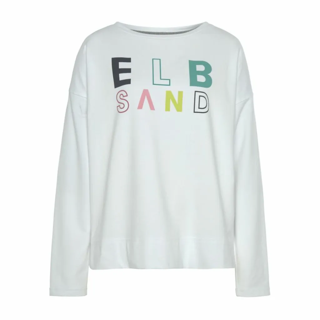 ELBSAND Pullover & Sweats<· Sweatshirt weiß