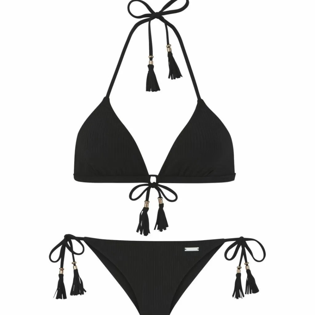 ELBSAND Schwimmen|Schwimmen<· Triangel-Bikini schwarz