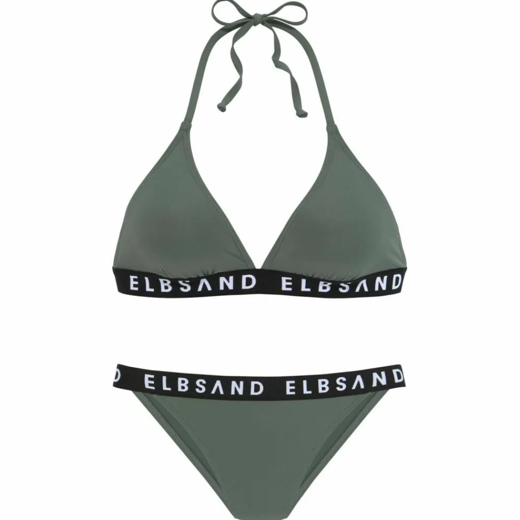 ELBSAND Schwimmen|Schwimmen<· Triangel-Bikini oliv