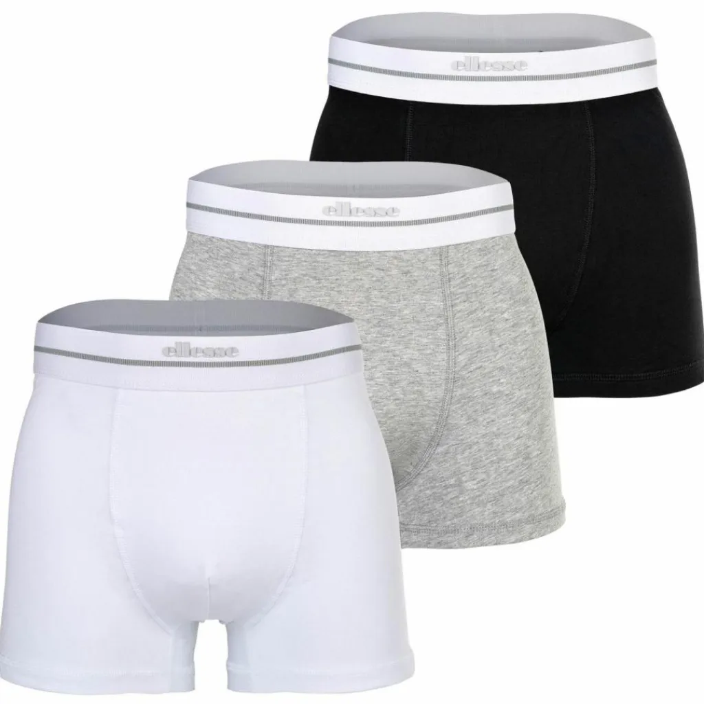 Ellesse Unterwäsche<· Boxershort Schwarz/Weiß/Grau