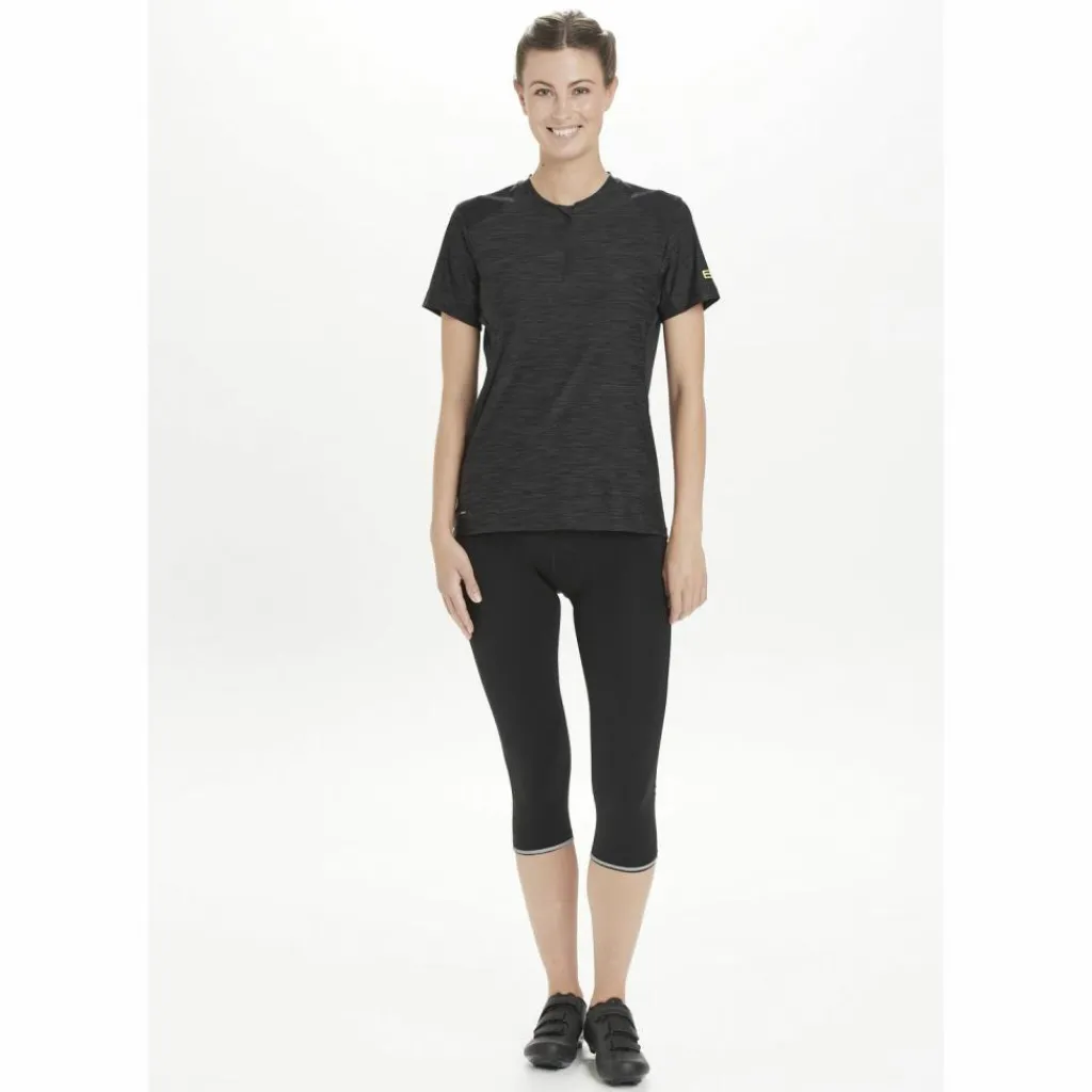 Endurance Radsport<· Juvel W ¾ Tights Gel-Pad 1001 Black