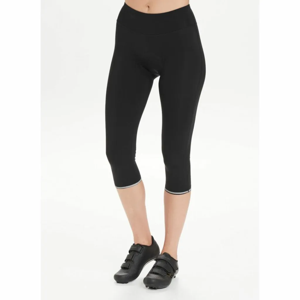 Endurance Radsport<· Juvel W ¾ Tights Gel-Pad 1001 Black
