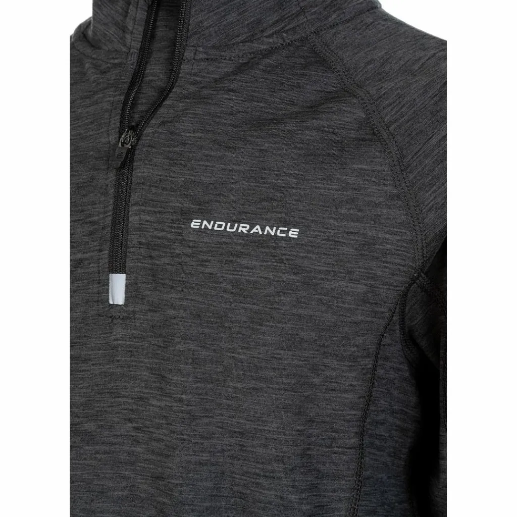 Endurance Shirts<· LYLE JR. 1001BM Black Melange