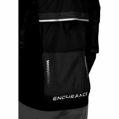 Endurance Regenjacken<· Waloha 1001 Black