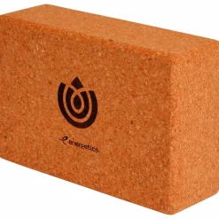 ENERGETICS Fitnessgeräte|Fitnessgeräte<· YOGA CORK BLOCK brown light