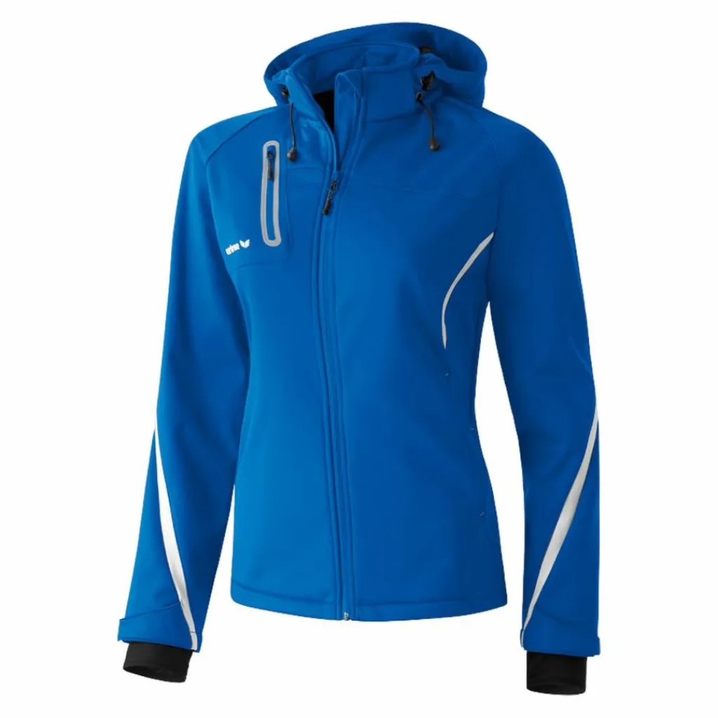 Erima Fußball<· Softshell Jacke Active Wear Damen blauweiss