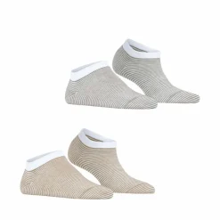 Discount · Allover Stripe 2-Pack Damen Socken