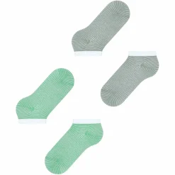 · Allover Stripe 2-Pack Damen Socken
