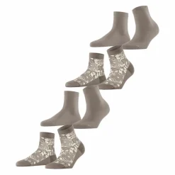 ESPRIT Socken<· Geranium Flower SSO 4P sortiment (0020)