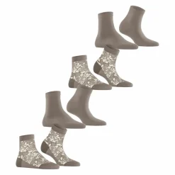 ESPRIT Socken<· Geranium Flower SSO 4P sortiment (0020)