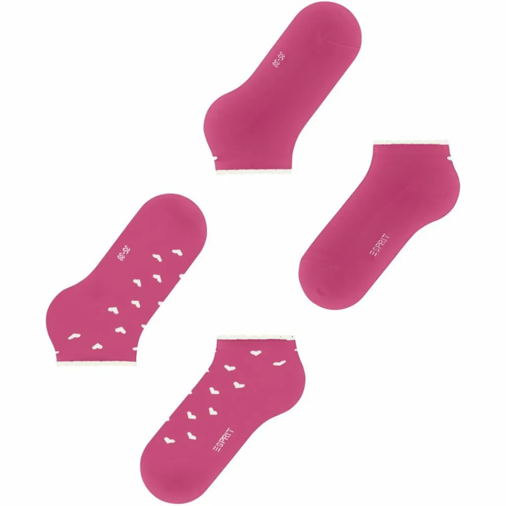 ESPRIT Socken<· Little Hearts SN 2-Pack fuchsia (8552)