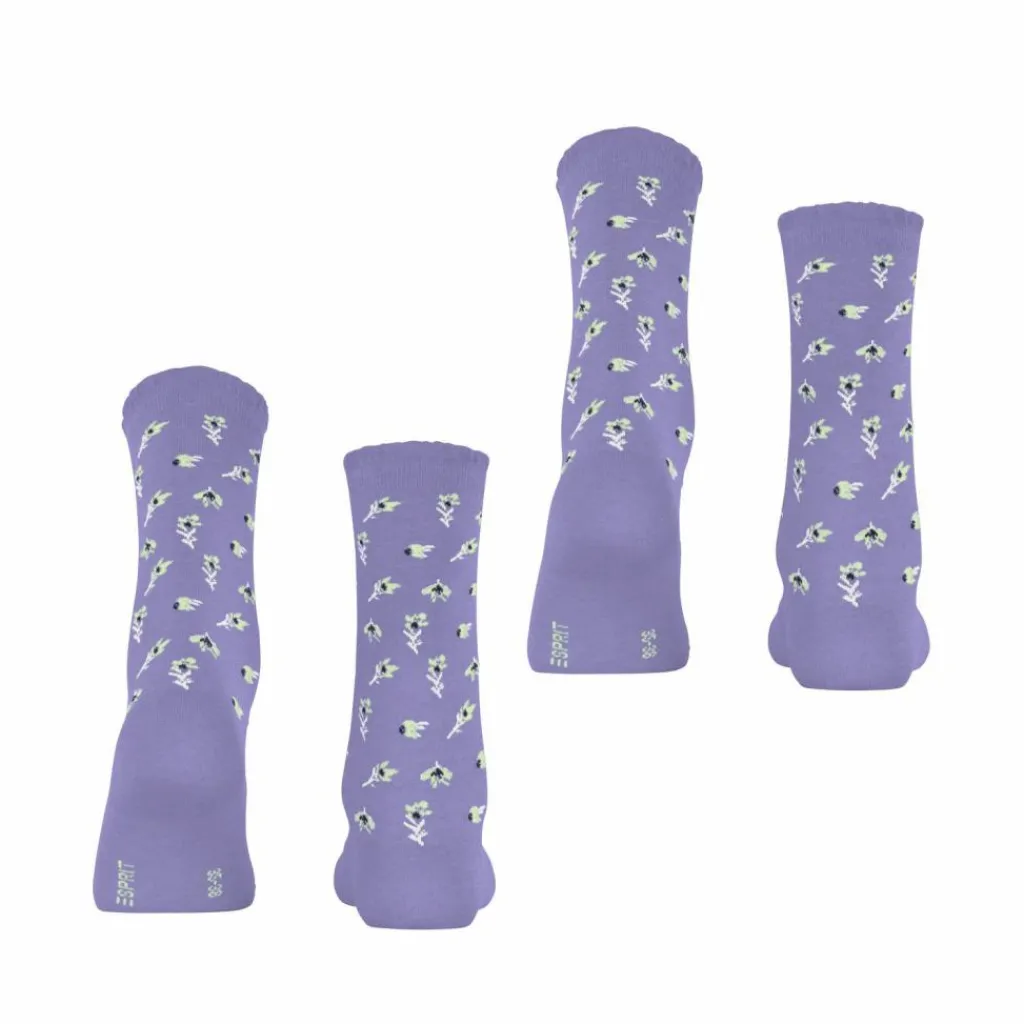 · Petite Flowers SO 2-Pack Damen Socken