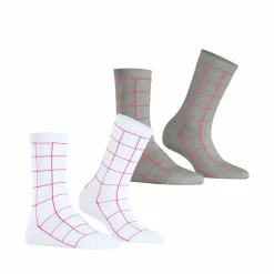 ESPRIT Socken<· Sketched Grid SO 2-Pack sortiment (0010)