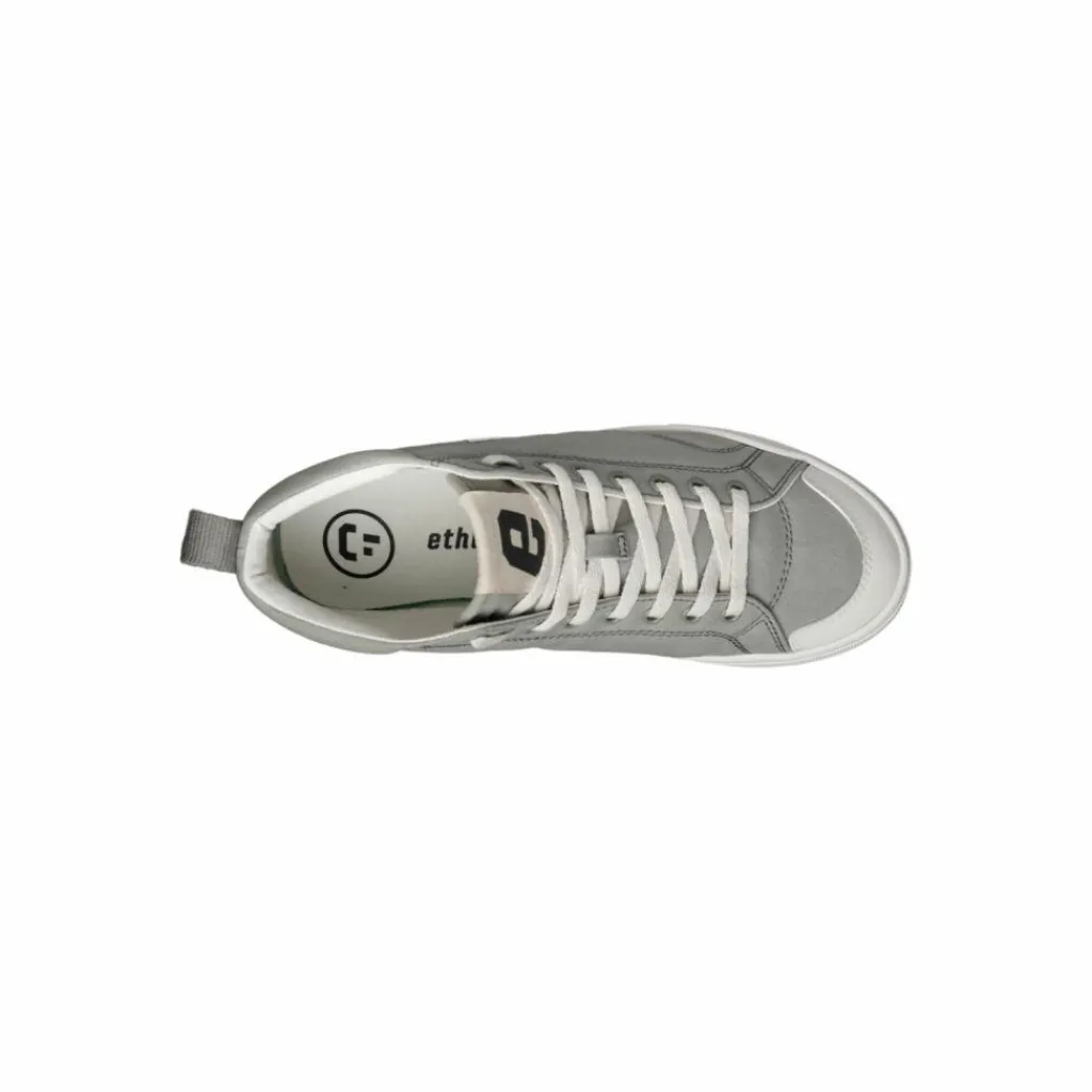 ethletic Skateboarding<· Active Hi Cut Shadow Grey-Just White