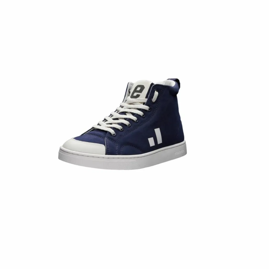 ethletic Skateboarding<· Active Hi Cut ocean blue - just white