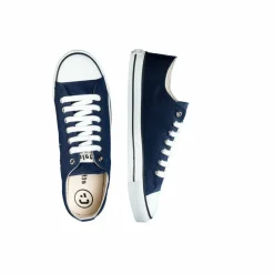 ethletic Sneaker|Sneaker<· Trainer White Cap Lo Cut ocean blue just white
