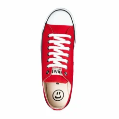 ethletic Skateboarding<· Trainer White Cap Lo Cut cranberry red just white