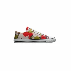 ethletic Skateboarding<· Trainer White Cap Lo Cut Camou Red-Just White
