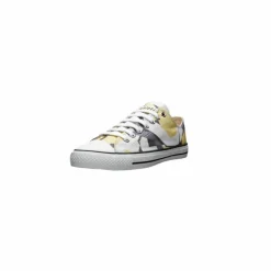 ethletic Sneaker|Sneaker<· Trainer White Cap Lo Cut Camou Yellow-Just White