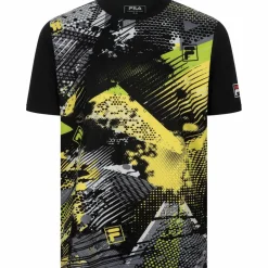 FILA Tennis< black-yellow