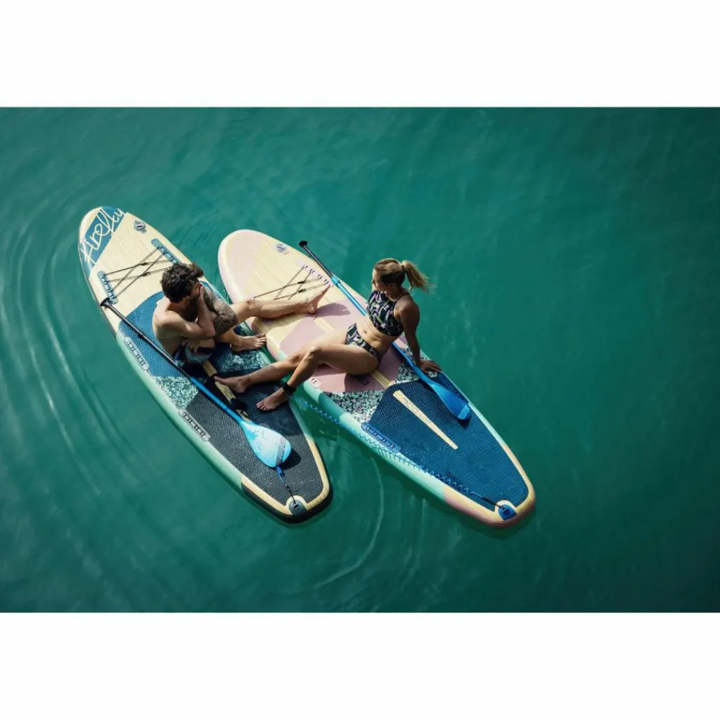 FIREFLY Stand Up Paddling<· iSUP 300 COM I wood-brown-dark-green
