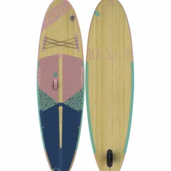 FIREFLY Stand Up Paddling<· iSUP 300 COM I wood-purple-dark-pin
