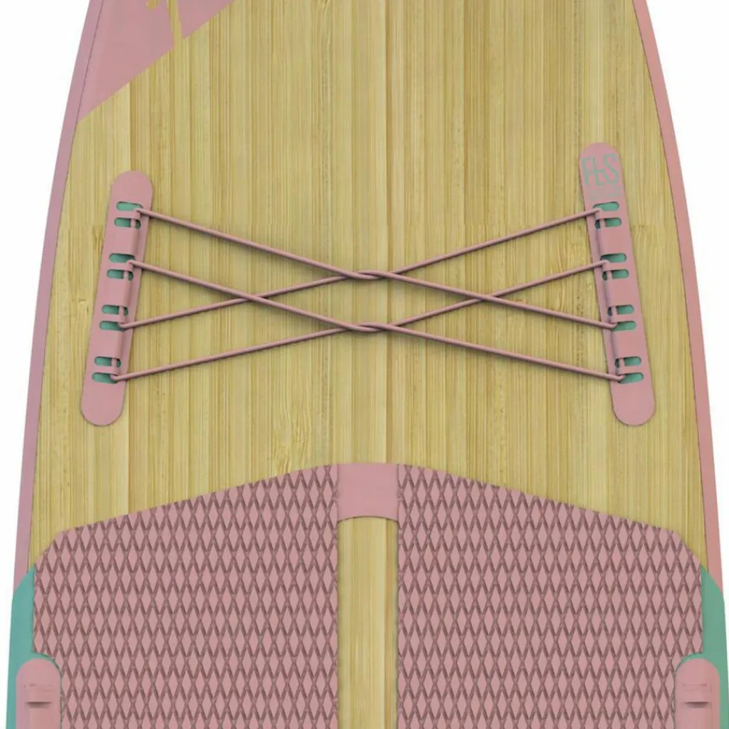 FIREFLY Stand Up Paddling<· iSUP 300 COM I wood-purple-dark-pin