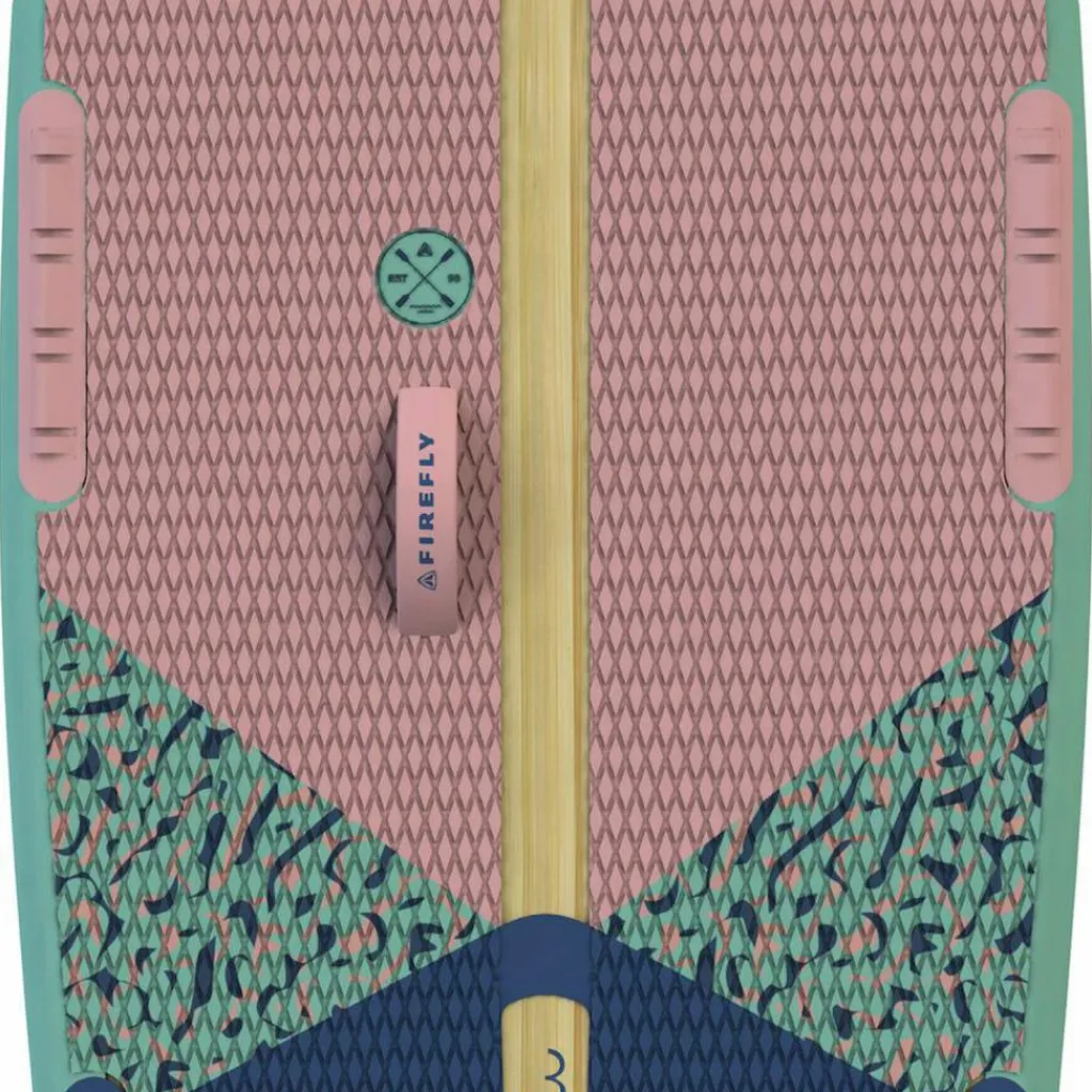 FIREFLY Stand Up Paddling<· iSUP 300 COM I wood-purple-dark-pin
