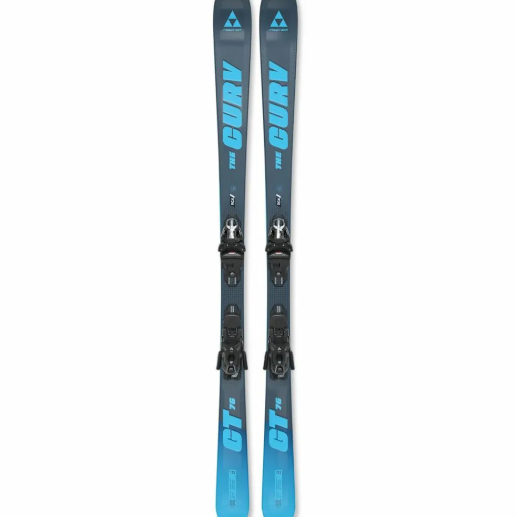 Fischer Skier<· THE CURV GT 76 TPR + RSW 10 PR blau