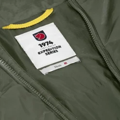 FJÄLLRÄVEN Winterjacken<· Expedition X-Lätt Tannengr&uuml;n