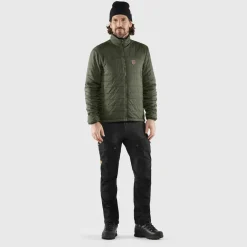 FJÄLLRÄVEN Winterjacken<· Expedition X-Lätt Tannengr&uuml;n