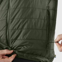 FJÄLLRÄVEN Winterjacken<· Expedition X-Lätt Tannengr&uuml;n