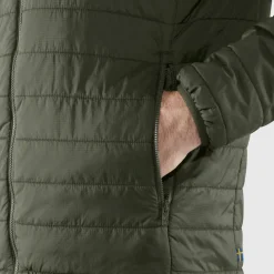 FJÄLLRÄVEN Winterjacken<· Expedition X-Lätt Tannengr&uuml;n