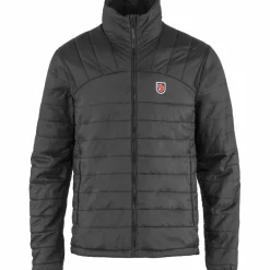 FJÄLLRÄVEN Winterjacken<· Expedition X-Lätt Schwarz