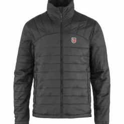 FJÄLLRÄVEN Winterjacken<· Expedition X-Lätt Schwarz