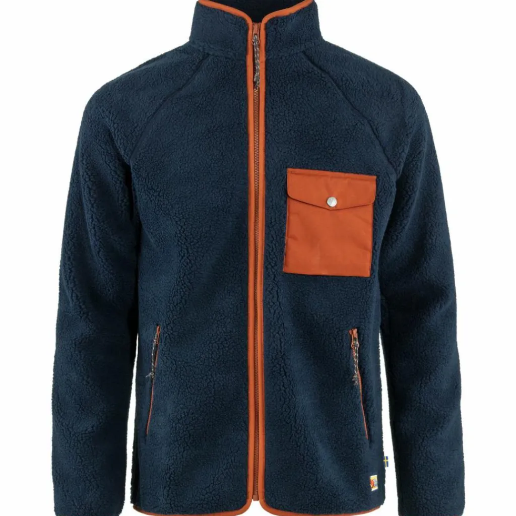 FJÄLLRÄVEN Jacken|Fleecejacken<· Vardag navy-autumn leaf