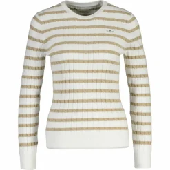 GANT Pullover & Sweats<· Strickpullover Wei&szlig;/Beige