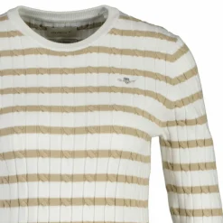 GANT Pullover & Sweats<· Strickpullover Wei&szlig;/Beige