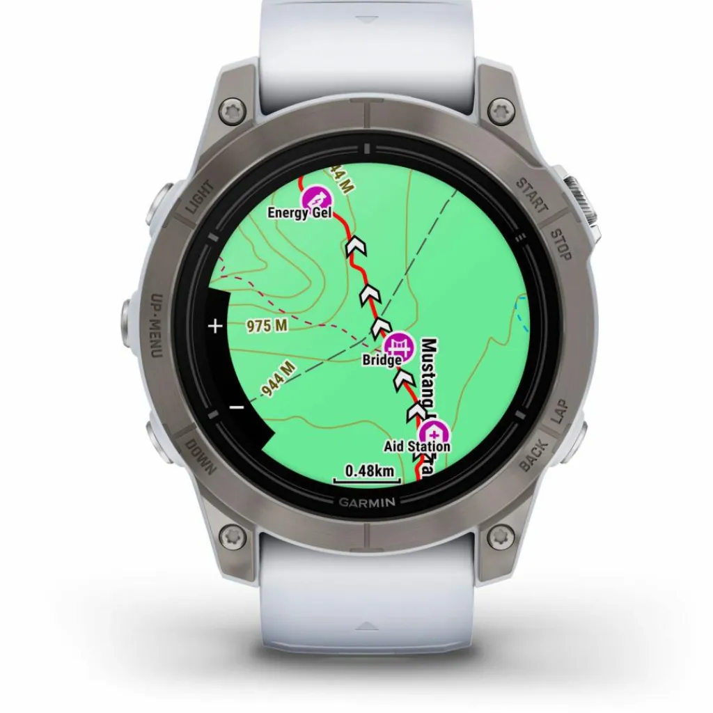Garmin Uhren & Tracker|Uhren & Tracker<· EPIX PRO 47 MM steinweiss