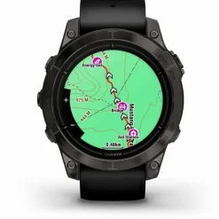 Garmin Uhren & Tracker|Uhren & Tracker<· EPIX PRO 47 MM schwarz-carbongrau titan