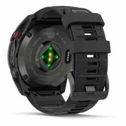 Garmin Wandern|Wandern<· Fenix 8 Pro schwarz-carbongrau