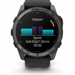 Garmin Wandern|Wandern<· Fenix 8 Pro schwarz-carbongrau