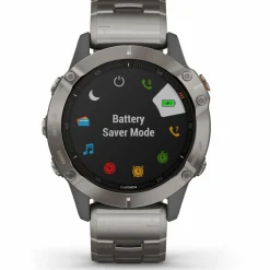 Garmin Uhren & Tracker|Uhren & Tracker<· fenix 6 Pro and Sapphire grau titan