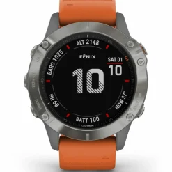 Garmin Uhren & Tracker|Uhren & Tracker<· fenix 6 Pro and Sapphire grau titan