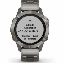 Garmin Uhren & Tracker|Uhren & Tracker<· fenix 6 Pro and Sapphire grau titan